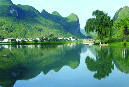 Implementing the national ecological strategy, green water and green mountains are Jinshan and Yinsh